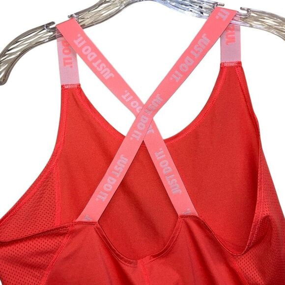513. Nike running tank in coral size medium - Picture 4 of 7
